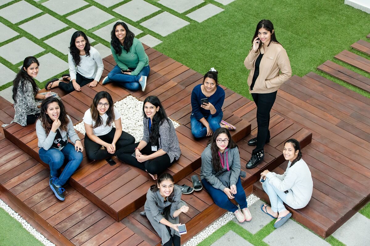 Atrium – Where students sit, relax, and discuss